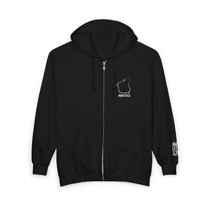 Hoodie - Zip Up - Embroidered