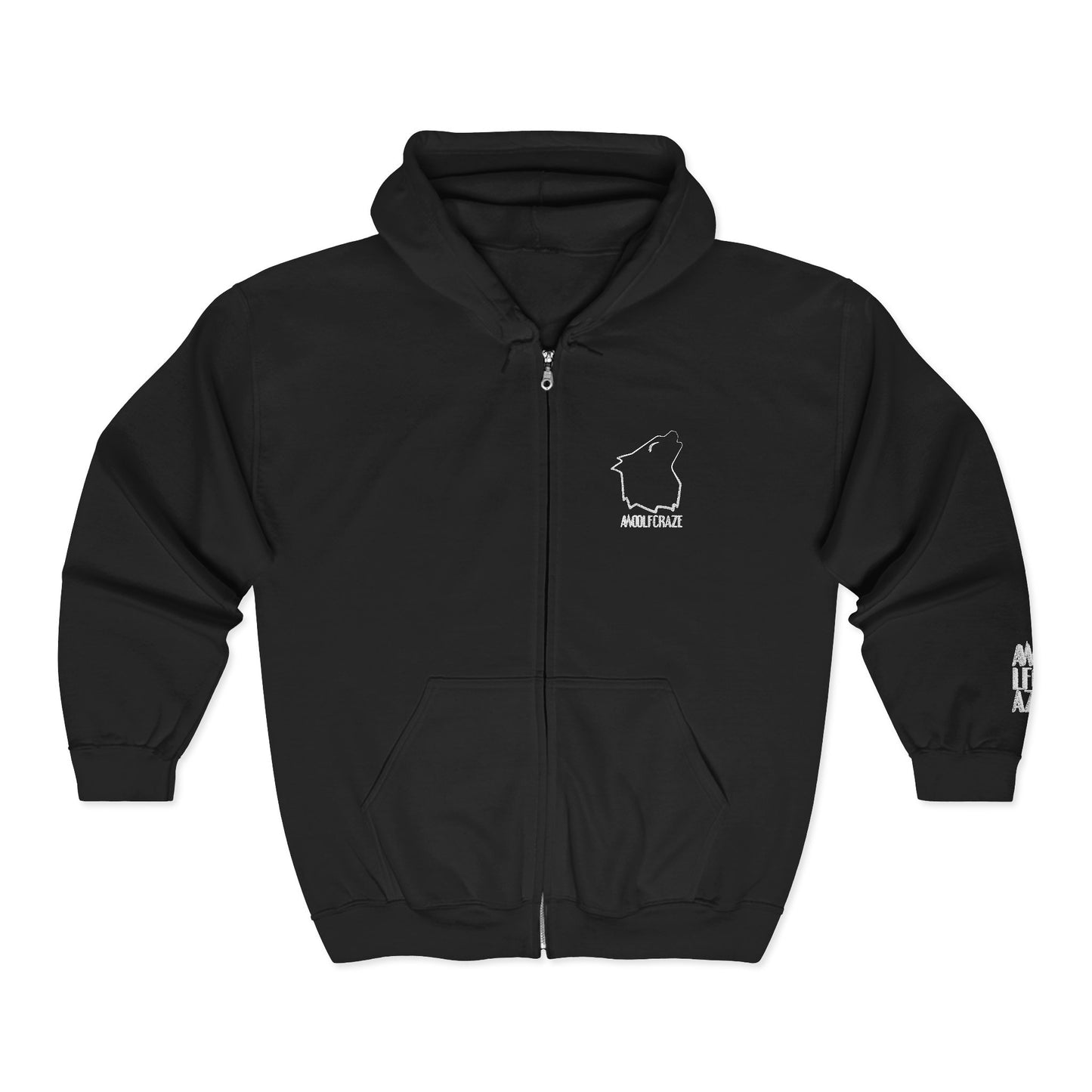 Hoodie - Zip Up - Embroidered