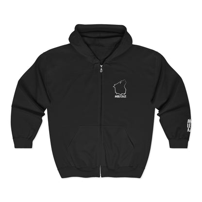 Hoodie - Zip Up - Embroidered