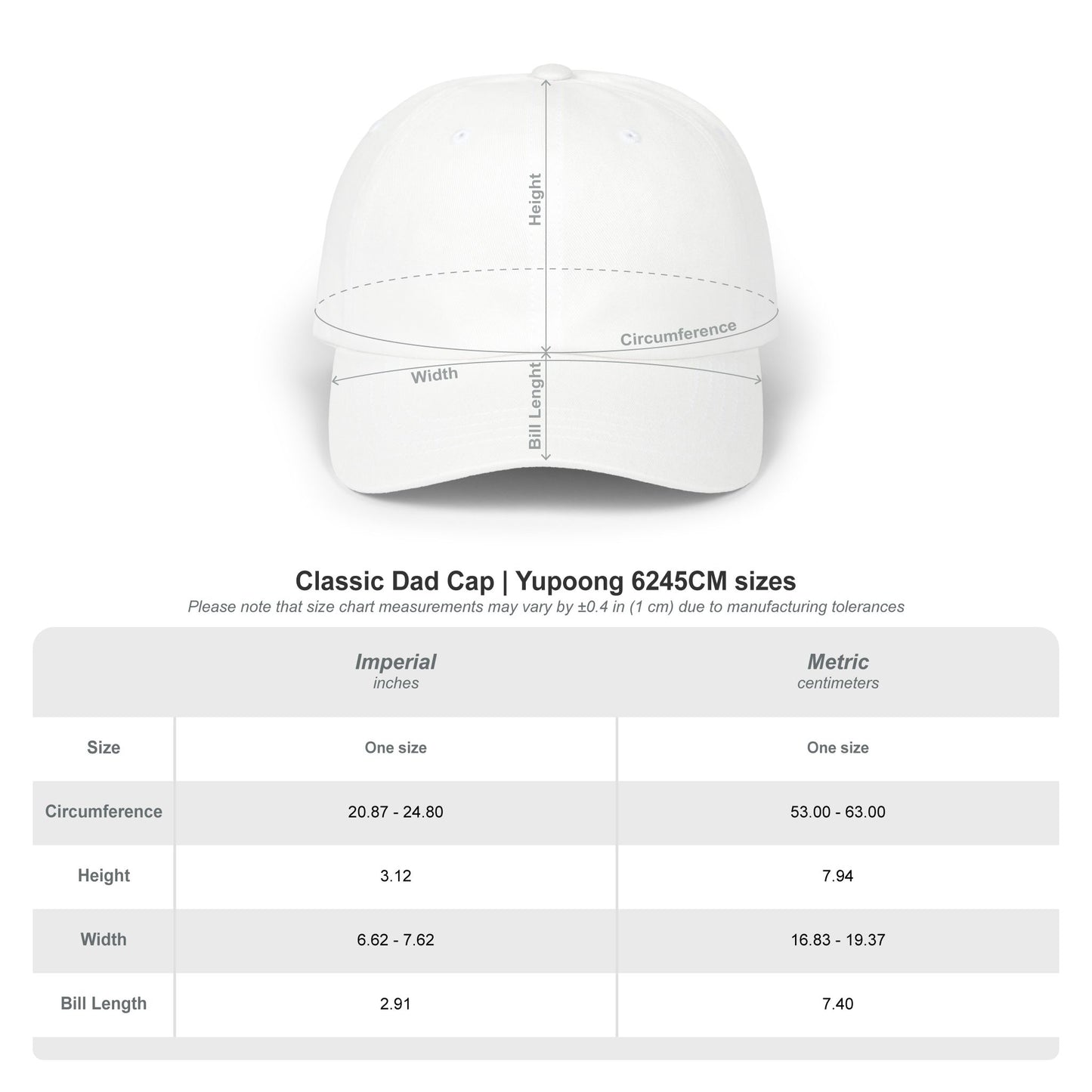 Embroidered Dad Cap Training - LT