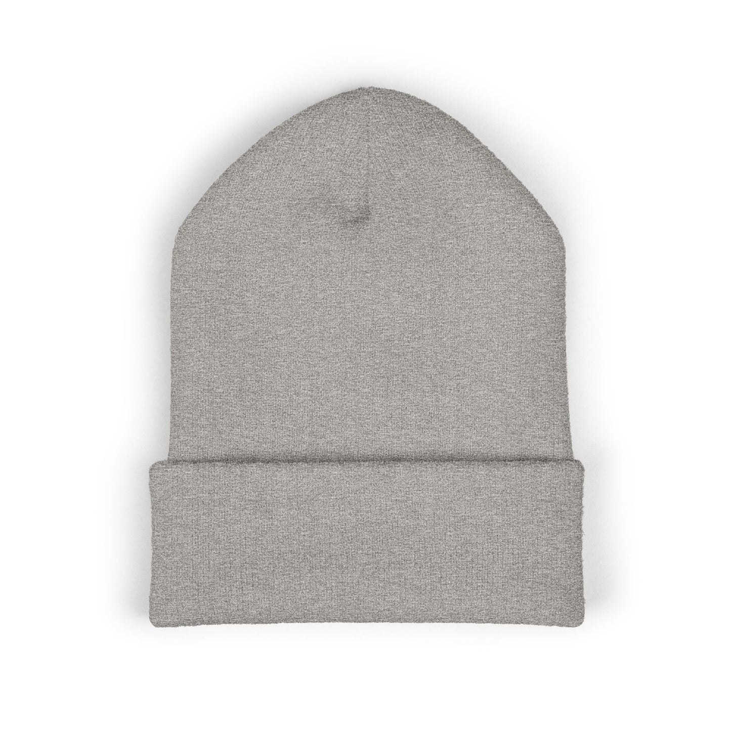 Embroidered 'AWOOLFCRAZE' Classic Cuffed Beanie — Warm Knit Hat