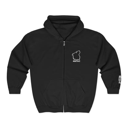 Hoodie - Zip Up - Embroidered