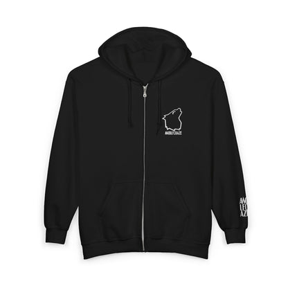 Hoodie - Zip Up - Embroidered