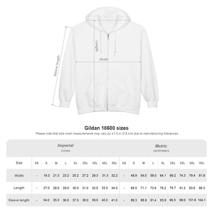 Hoodie - Zip Up - Embroidered