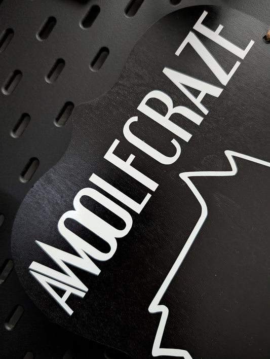 Black product with 'AWOOLRCRAZE' branding on a dark background