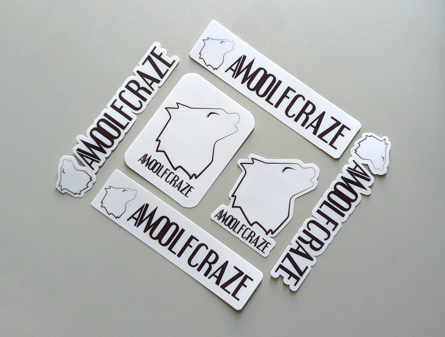 AWOOLFCRAZE Sticker Pack (6 Pack)