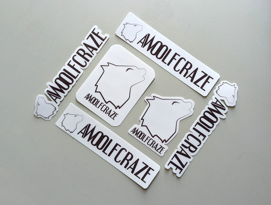 AWOOLFCRAZE Sticker Pack (6 Pack)